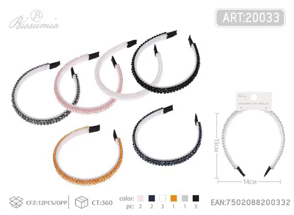 Diadema con cristales
