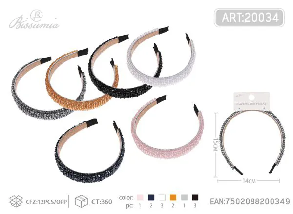 Diadema con cristales