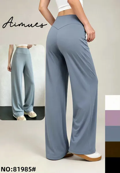 Pantalones de pierna ancha