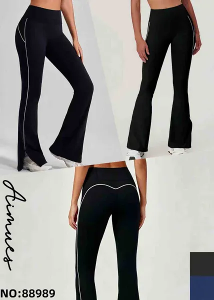 Pantalones deportivos acampanados
