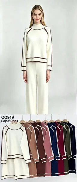 Conjunto de suéter y pantalón