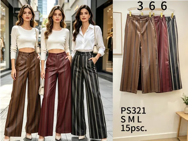 Pantalones de pierna ancha