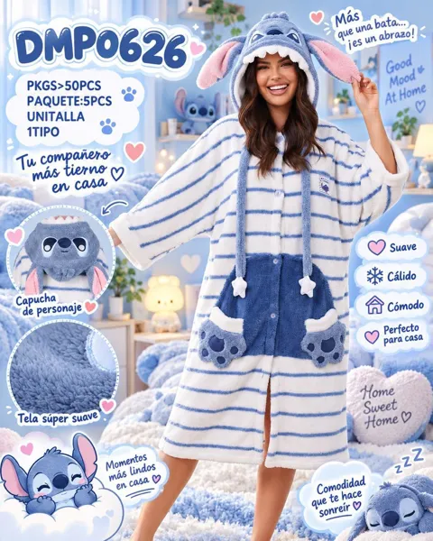 Bata Stitch a rayas