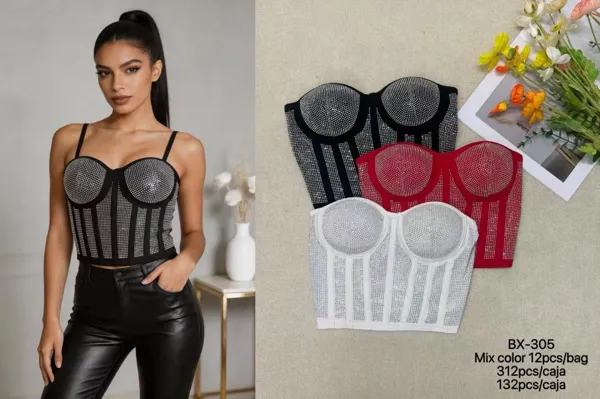 Corset con pedrería