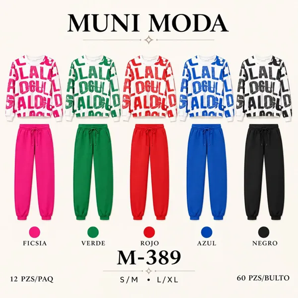 Conjunto de sudadera y pantalón
