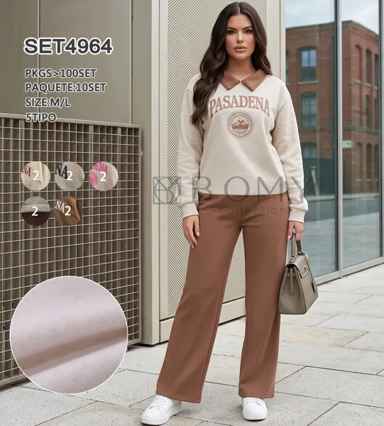 Conjunto de sudadera y pantalón