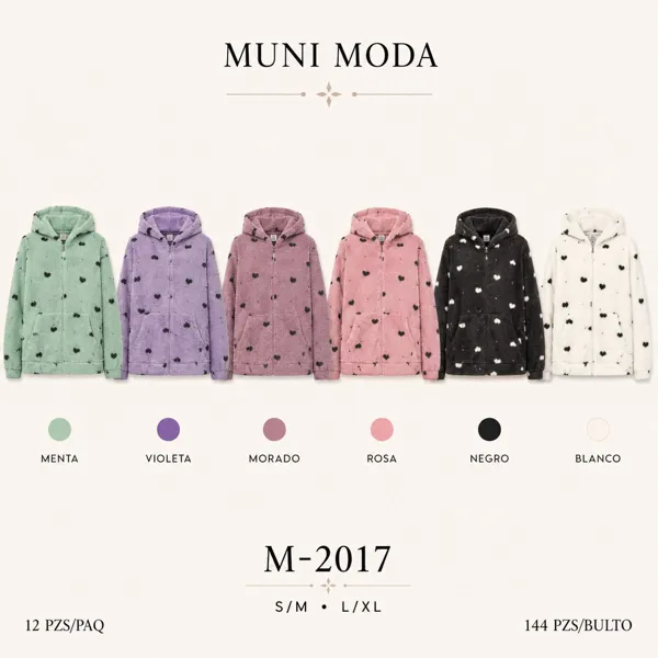 Chaqueta con capucha y cierre