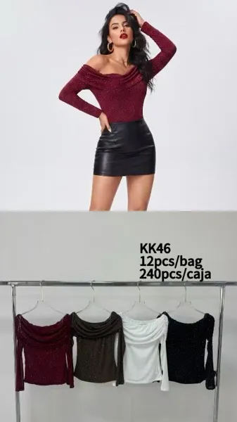 Blusa de hombros descubiertos