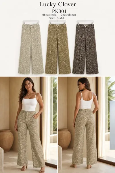 Pantalones de pierna ancha