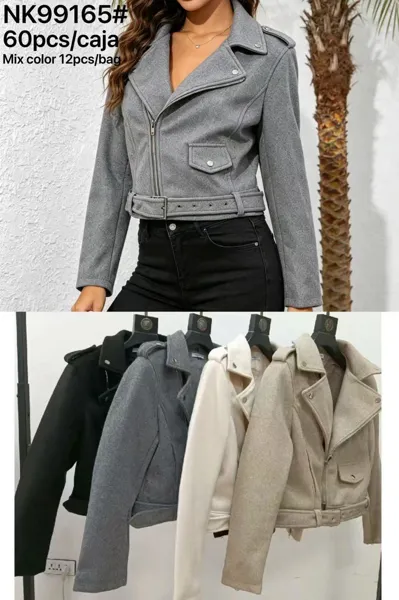 Chaqueta tipo biker