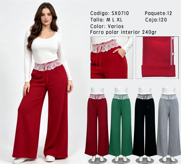 Pantalón de pierna ancha