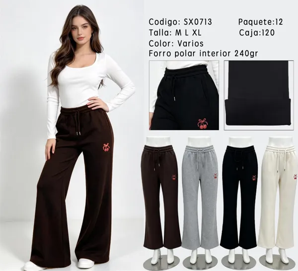 Pantalón de pierna ancha