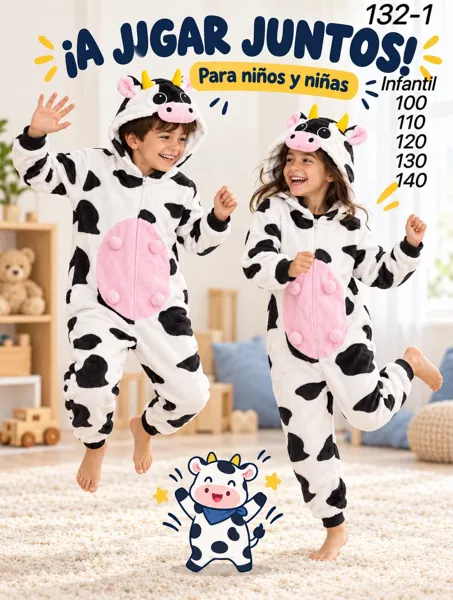 Pijama de vaca