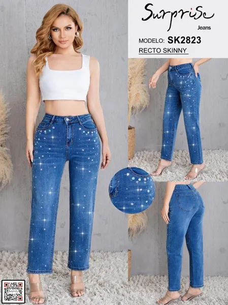 Jeans Recto Skinny Surprise