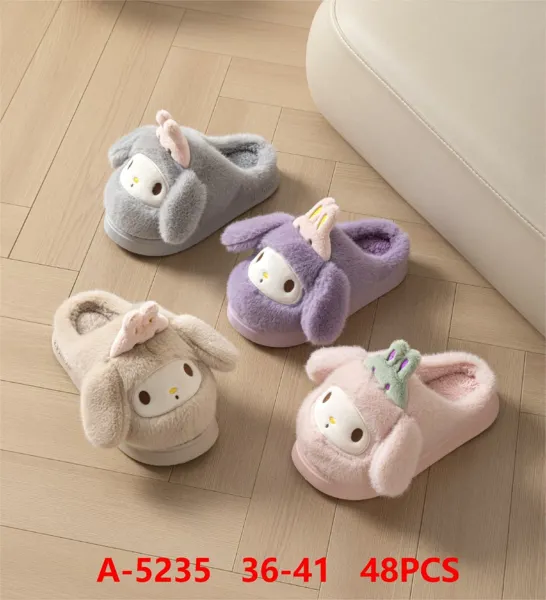 Pantuflas de felpa de My Melody para mujer