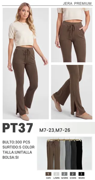 Pantalón con abertura lateral