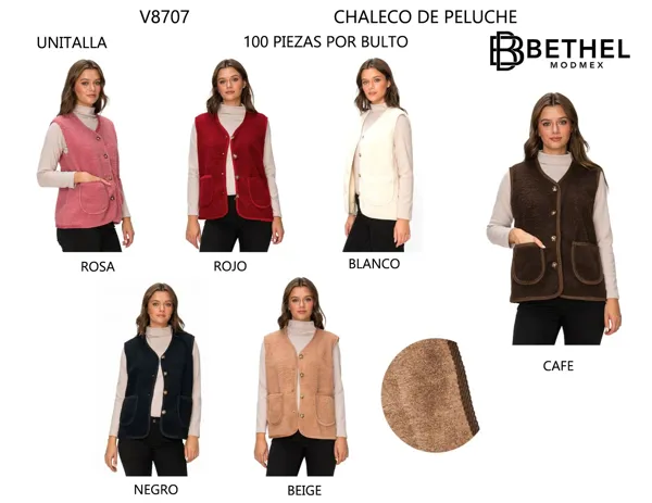 Chaleco de peluche