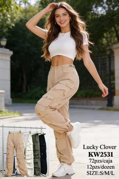 Pantalones cargo tipo jogger