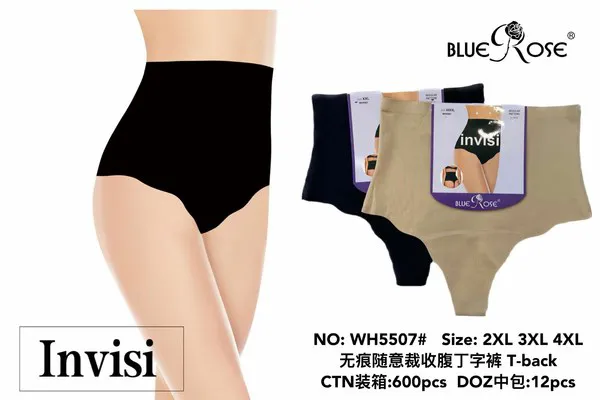 Tanga moldeadora invisible de cintura alta para mujer