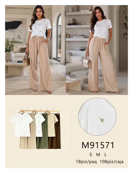 Conjunto de camiseta y pantalón