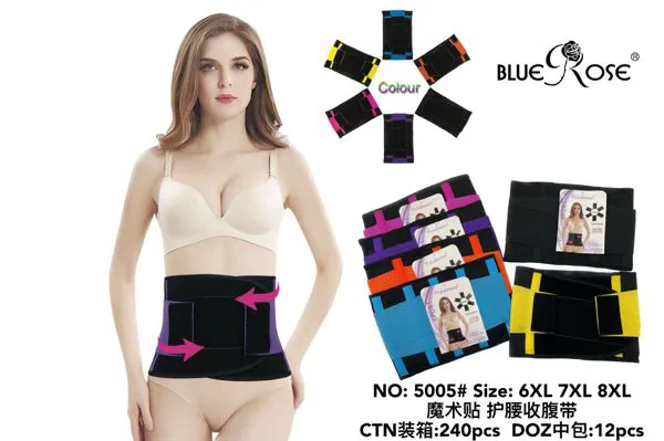 Faja reductora de cintura con velcro