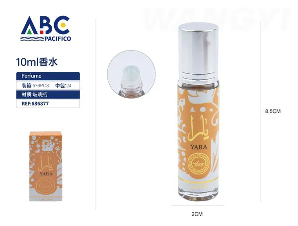 Perfume mini Lattafa Yara Tous naranja 10ml para mujer