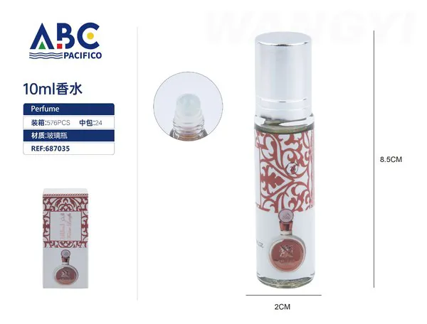 Perfume mini Lattafa Fakhar Rose rojo 10ml para mujer