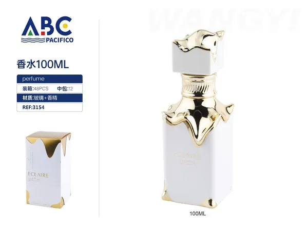 Perfume Eclaire árabe blanco con dorado 100ml unisex
