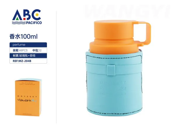 Perfume Odyssey Mandarin Sky azul con naranja 100ml unisex