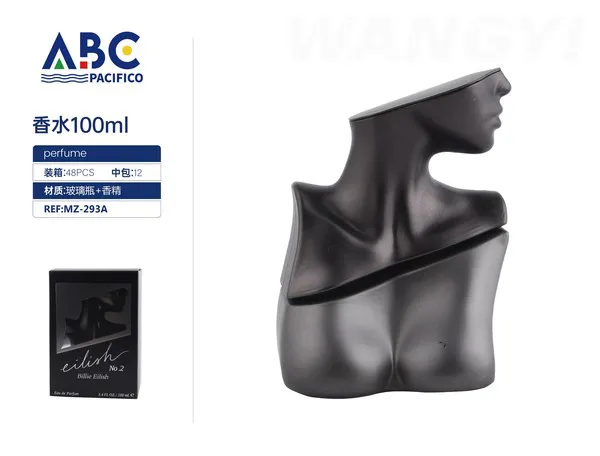 Perfume Eilish No.2 botella de busto negro 100ml para mujer