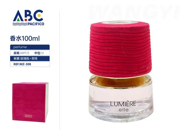 Perfume French Avenue Lumière Elle tapa roja 100ml para mujer