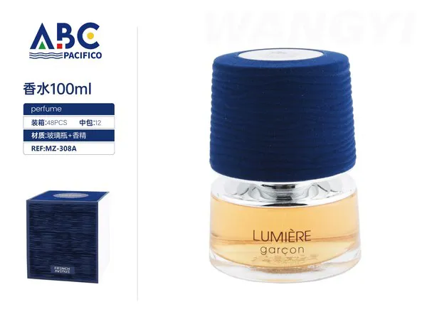 Perfume French Avenue Lumière Garçon tapa azul 100ml para hombre