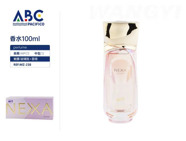Perfume Nexa Musée rosa dorado 100ml para mujer