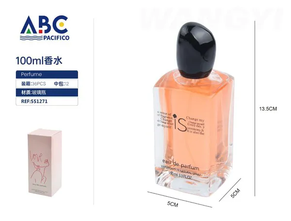 Perfume IS eau de parfum botella naranja 100ml para mujer