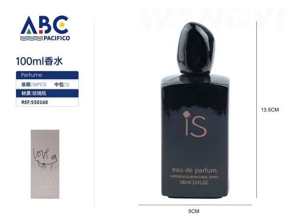 Perfume IS eau de parfum botella negra 100ml para mujer