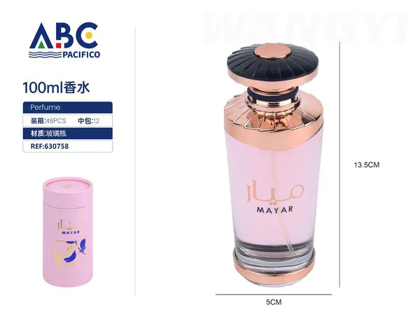 Perfume Mayar botella rosa 100ml para mujer