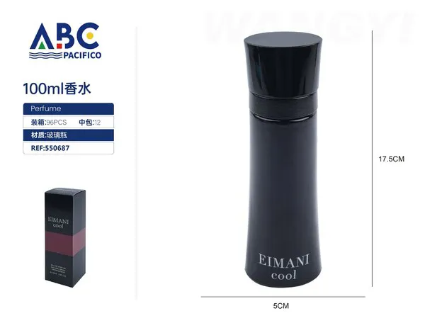 Perfume Eimani Cool botella negra 100ml para hombre