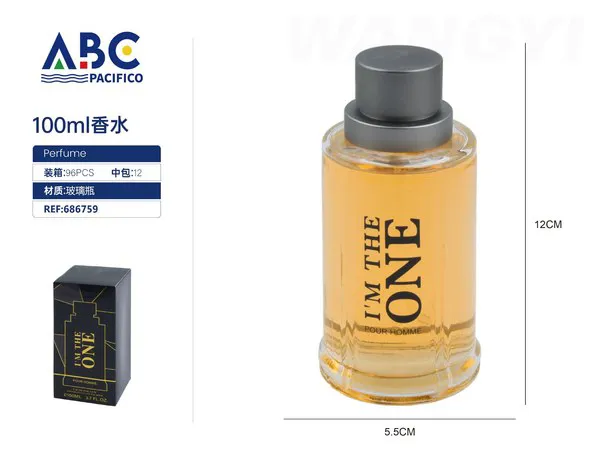 Perfume I'm The One pour homme tapa plateada 100ml para hombre