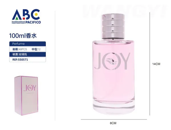 Perfume Joy botella rosa 100ml para mujer