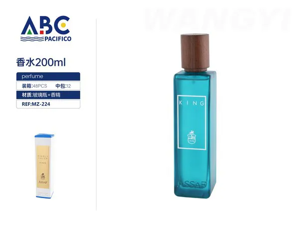 Perfume Assaf King 200ml para hombre