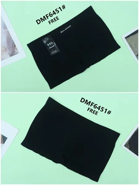 Bóxer sin costuras liso negro de microfibra para mujer, paquete de 12