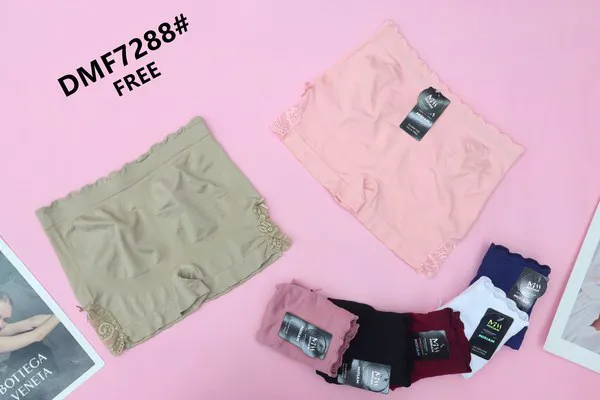 Bóxer sin costuras con orilla de encaje para mujer, paquete de 12