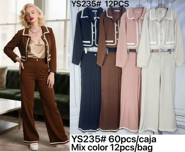 Conjunto de Blazer y Pantalón-YS235