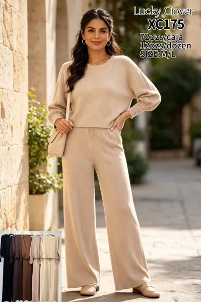 Conjunto de suéter y pantalón