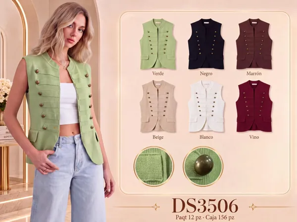 Chaleco estilo militar