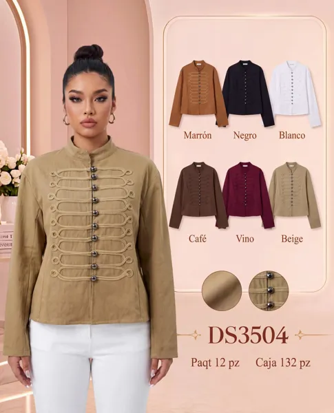 Chaqueta estilo militar