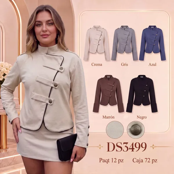 Chaqueta estilo militar