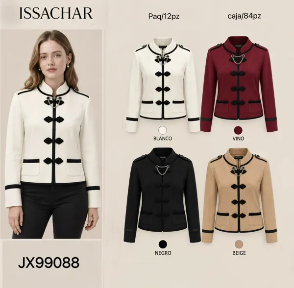 Chaqueta estilo militar