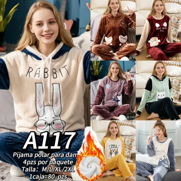 Conjunto de pijama polar