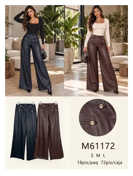 Pantalones de pierna ancha
